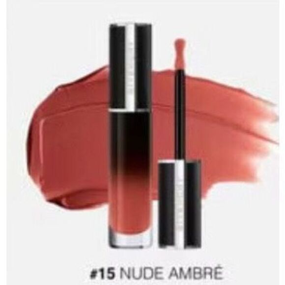 GIVENCHY - NWOT LeRouge Interdit Cream Velvet Lipstick/N15 (Nude Ambre') No Box. - Picture 3 of 16